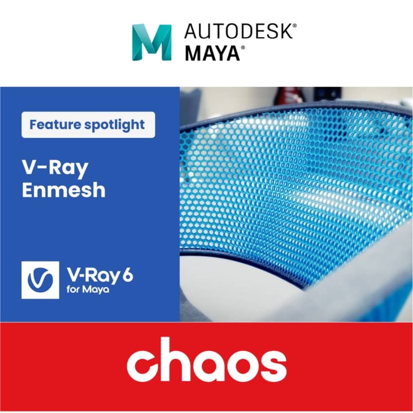 Chaos - V-Ray 6 for Maya Enmesh tutorial